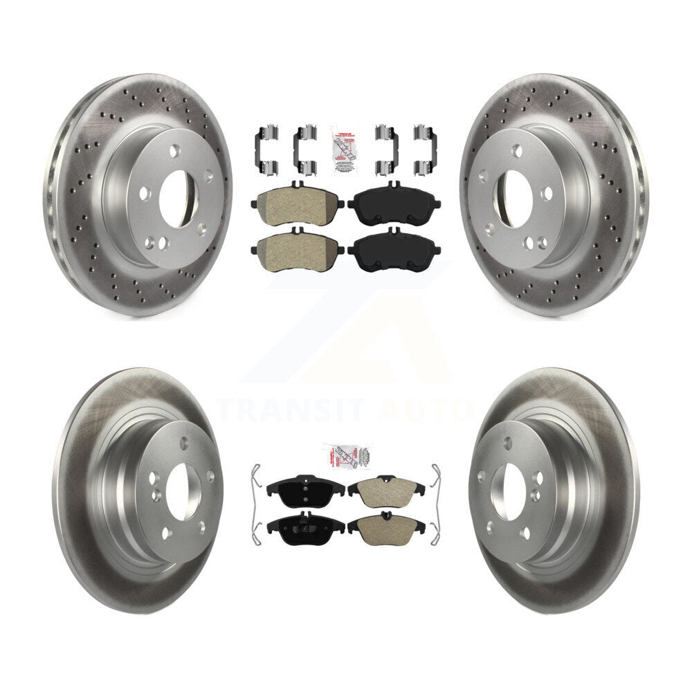 Transit Auto KGA-102886 Disc Brake Kit for 2008-2011 Mercedes-Benz C250, Mercedes-Benz C230 - Front and Rear