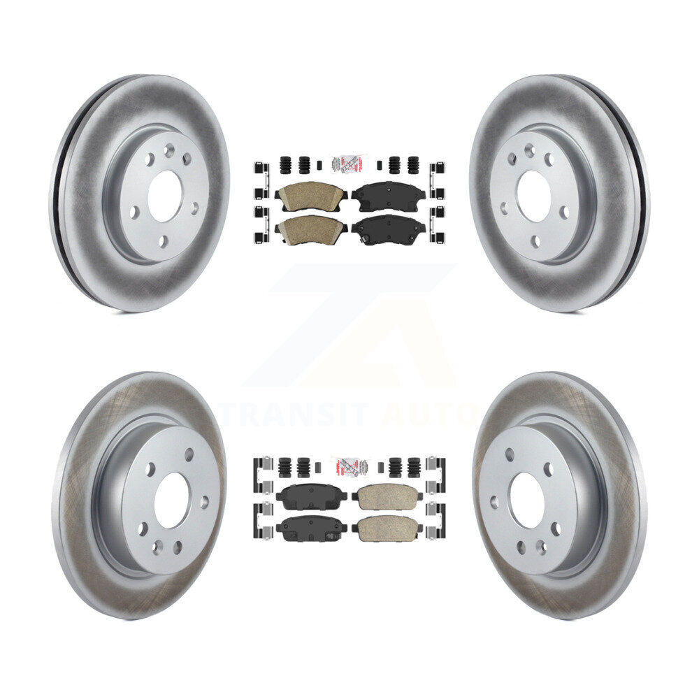 Transit Auto KGA-102890 Disc Brake Kit for 2011-2017 Chevrolet Cruze Limited, Chevrolet Sonic, Chevrolet Cruze - Front and Rear