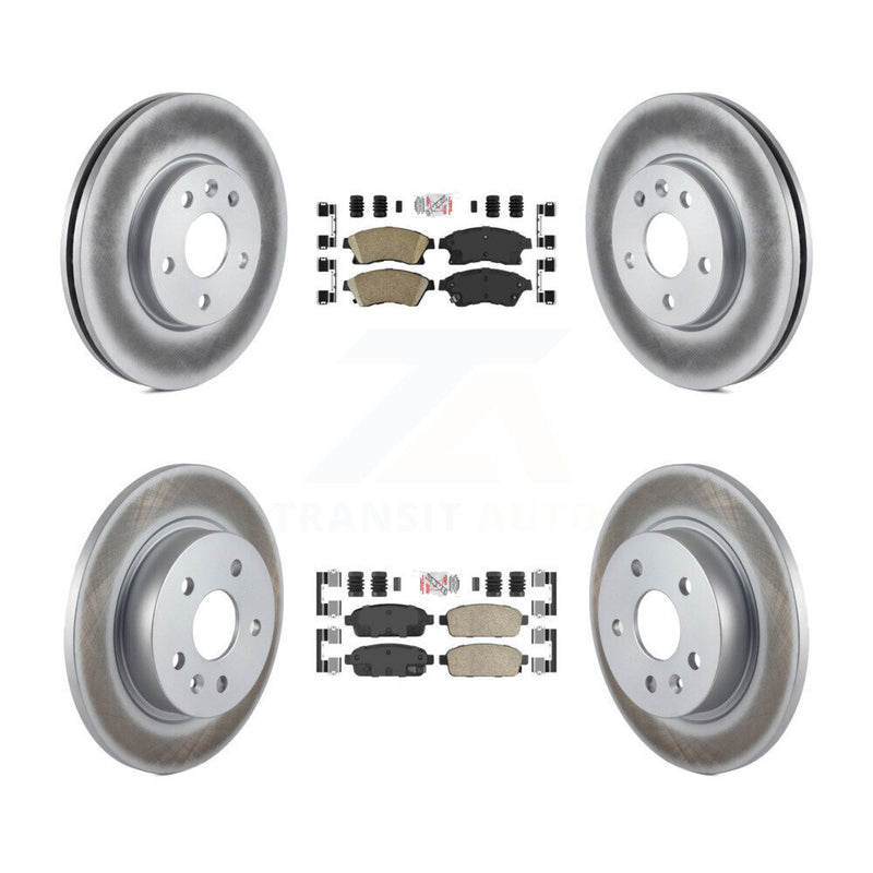 Transit Auto KGA-102890 Disc Brake Kit for 2011-2017 Chevrolet Cruze Limited, Chevrolet Sonic, Chevrolet Cruze - Front and Rear