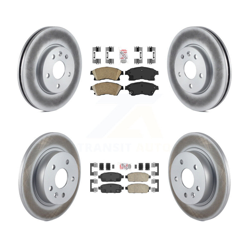 Transit Auto KGA-102891 Disc Brake Kit for 2011-2017 Chevrolet Cruze Limited, Chevrolet Sonic, Chevrolet Cruze - Front and Rear