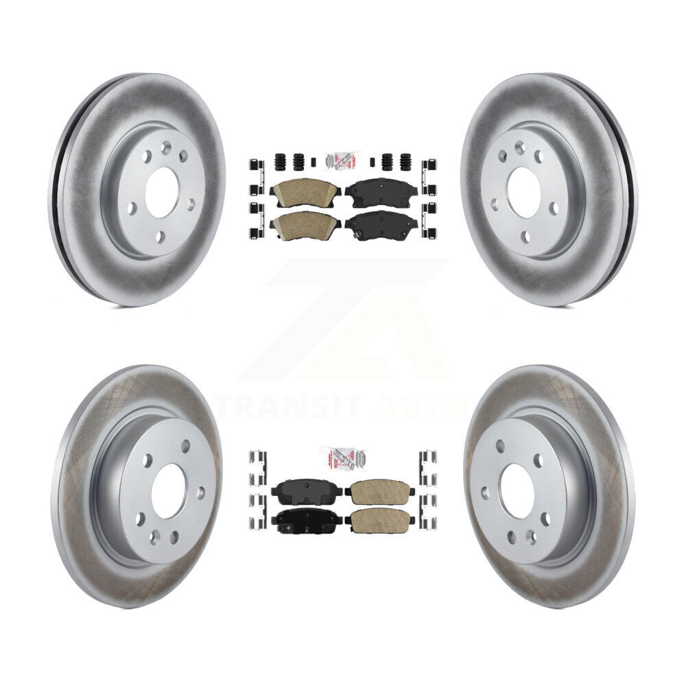 Transit Auto KGA-102892 Disc Brake Kit for 2011-2017 Chevrolet Cruze Limited, Chevrolet Sonic, Chevrolet Cruze - Front and Rear