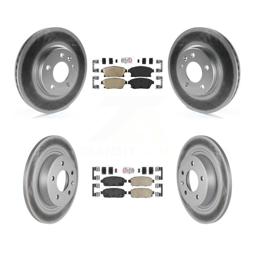 Transit Auto KGA-102895 Disc Brake Kit for 2011-2017 Chevrolet Cruze, Buick Verano and More - Front and Rear