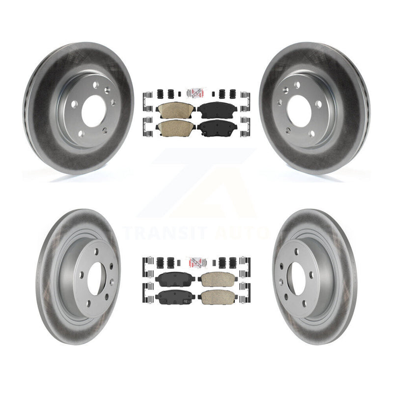 Transit Auto KGA-102895 Disc Brake Kit for 2011-2017 Chevrolet Cruze, Buick Verano and More - Front and Rear