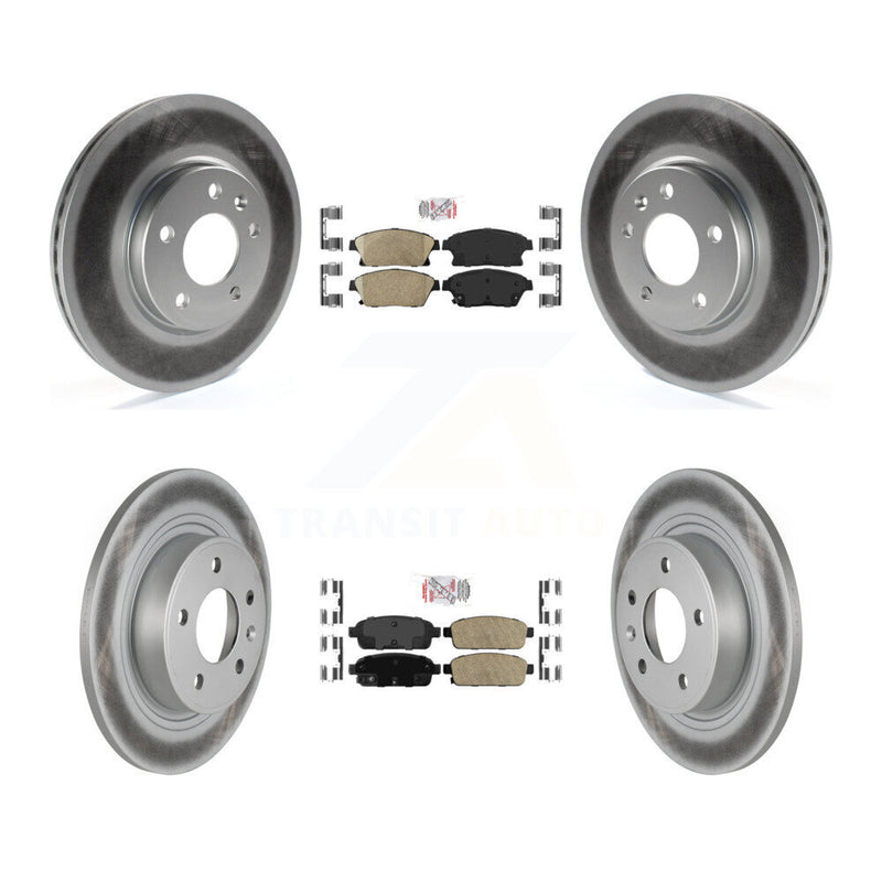 Transit Auto KGA-102896 Disc Brake Kit for 2011-2017 Chevrolet Cruze, Buick Verano and More - Front and Rear