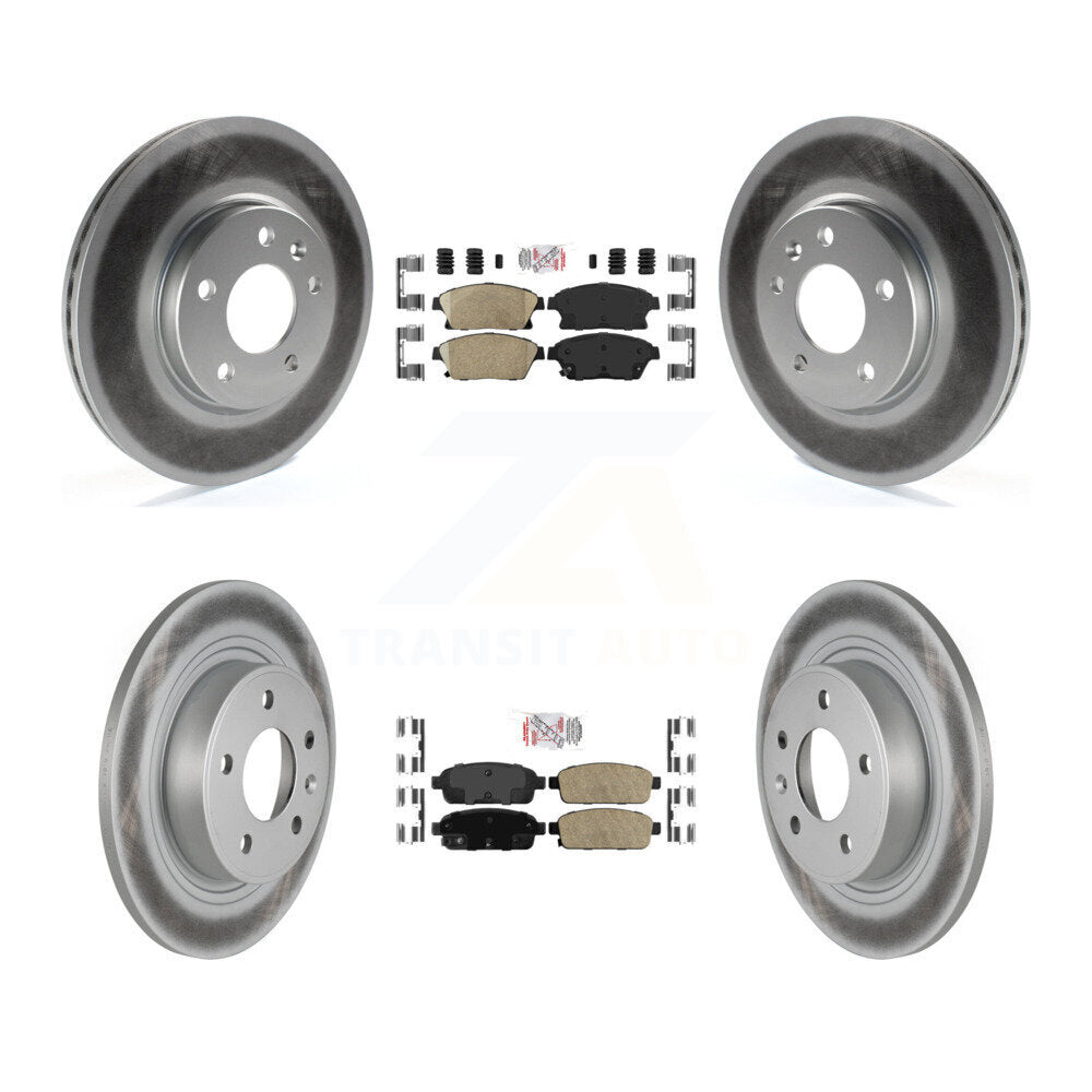 Transit Auto KGA-102897 Disc Brake Kit for 2011-2017 Chevrolet Cruze, Buick Verano and More - Front and Rear