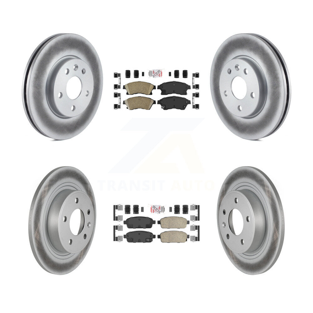 Transit Auto KGA-102898 Disc Brake Kit for 2013 Chevrolet Cruze - Front and Rear