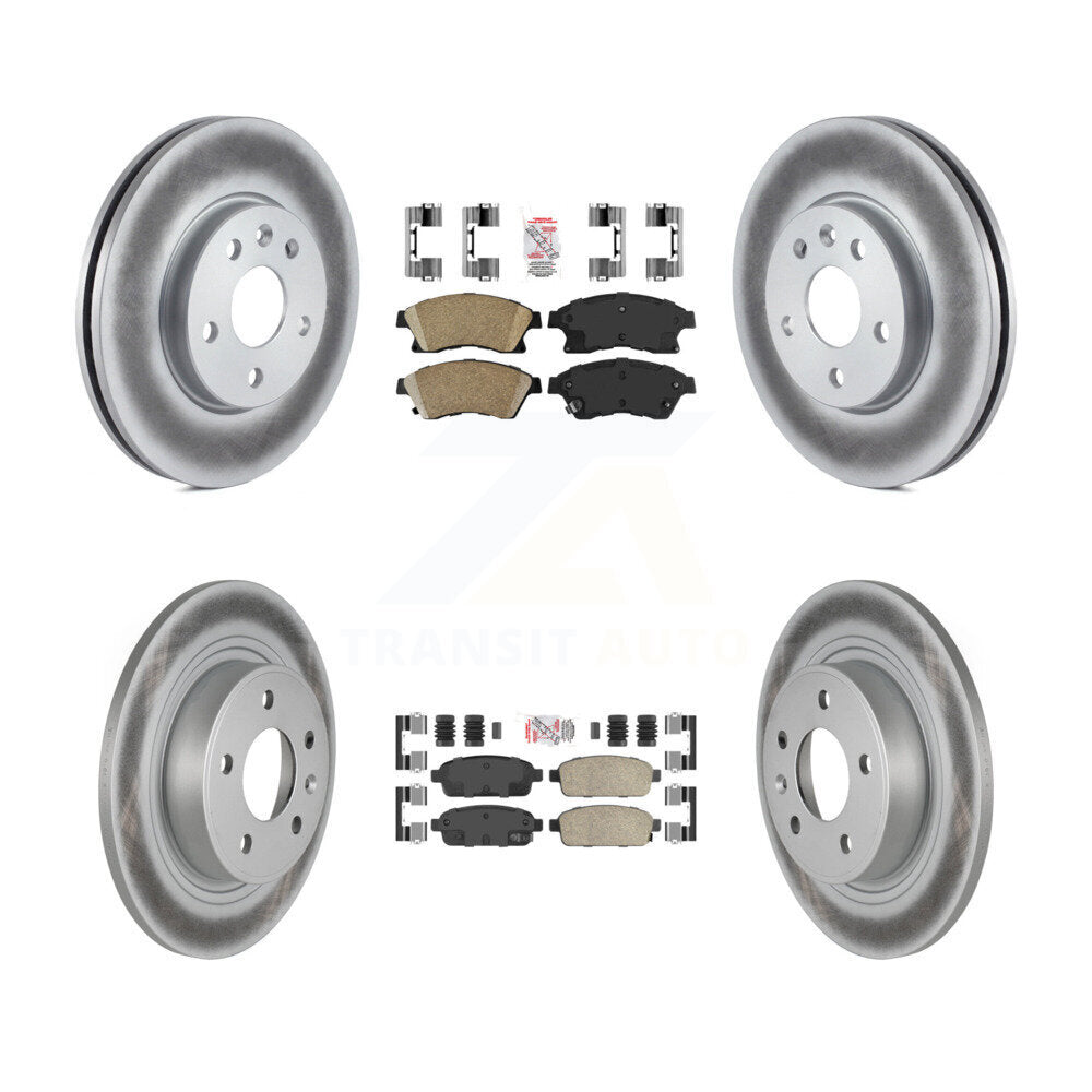 Transit Auto KGA-102899 Disc Brake Kit for 2013 Chevrolet Cruze - Front and Rear
