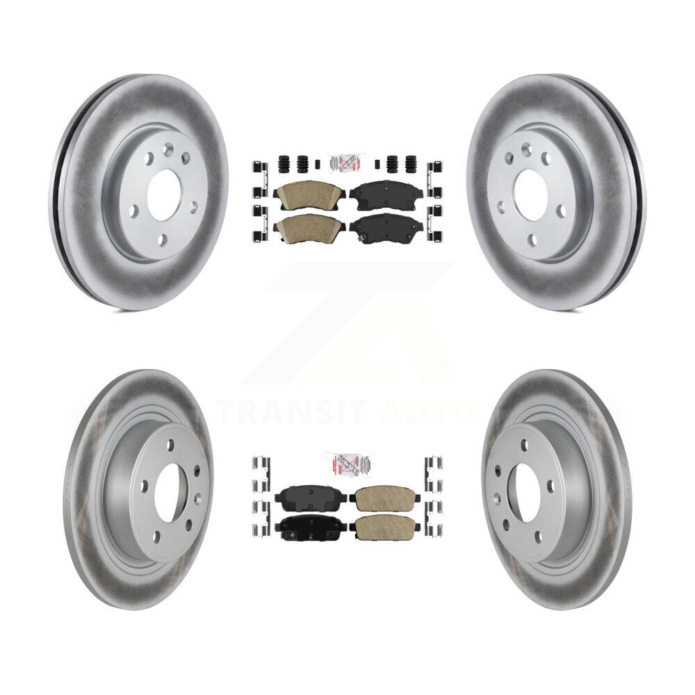 Transit Auto KGA-102900 Disc Brake Kit for 2013 Chevrolet Cruze - Front and Rear