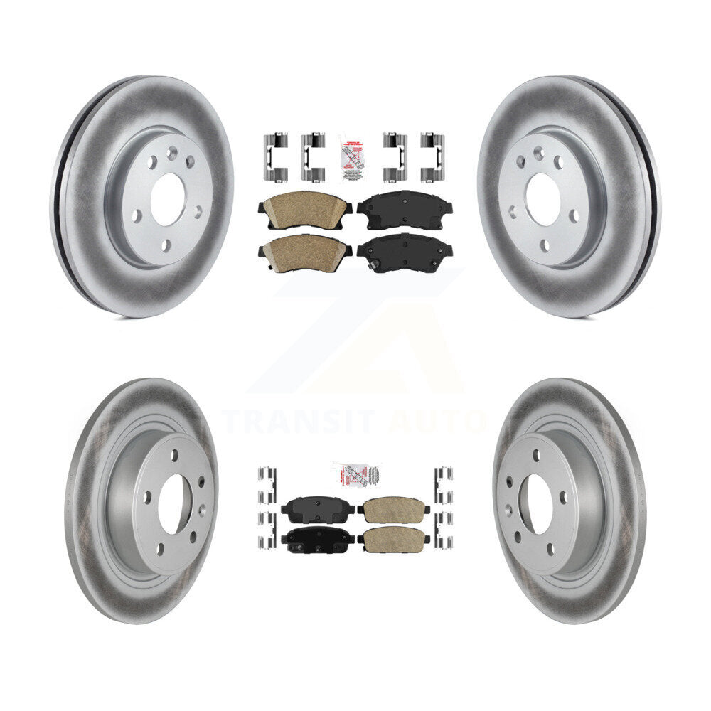 Transit Auto KGA-102901 Disc Brake Kit for 2013 Chevrolet Cruze - Front and Rear