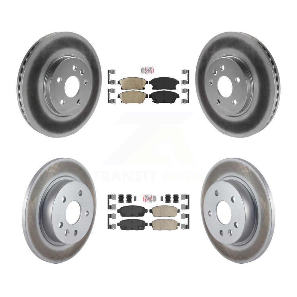 Transit Auto KGA-102906 Disc Brake Kit for 2013-2017 Buick Encore, Chevrolet Trax - Front and Rear