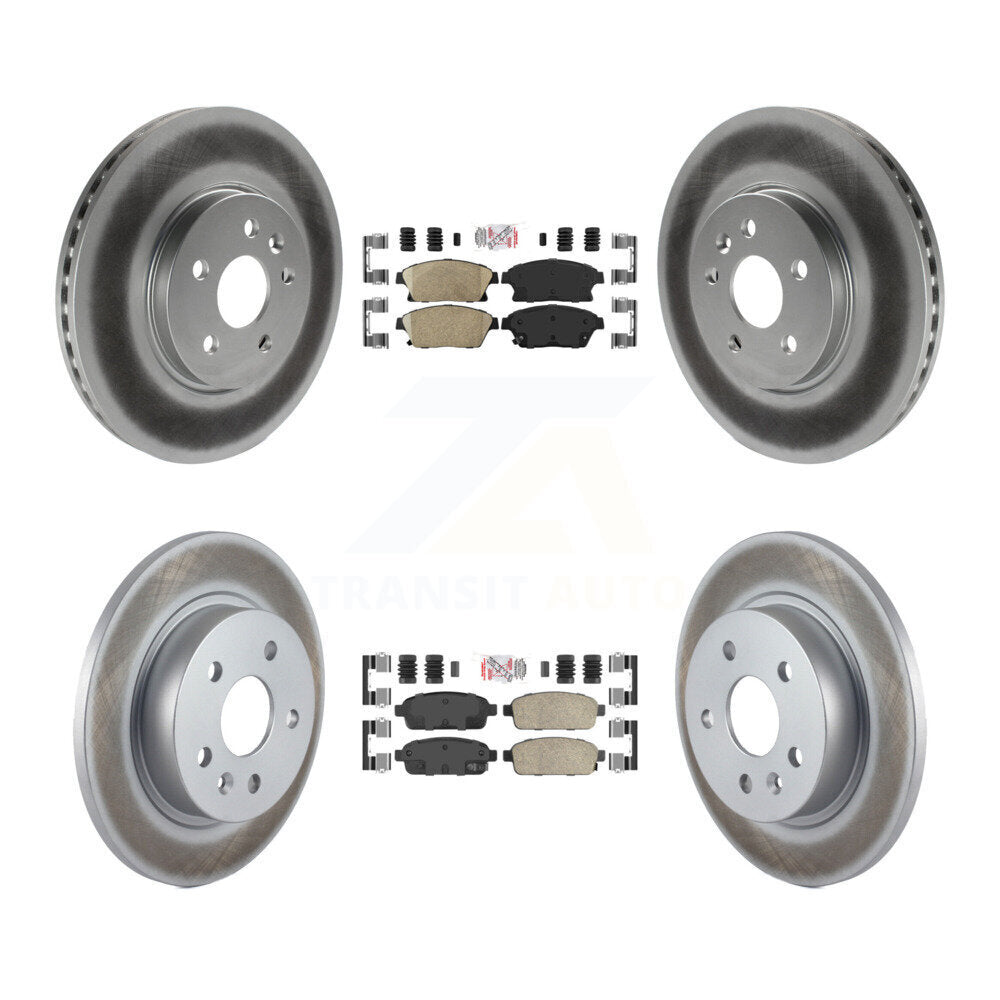 Transit Auto KGA-102907 Disc Brake Kit for 2013-2017 Buick Encore, Chevrolet Trax - Front and Rear