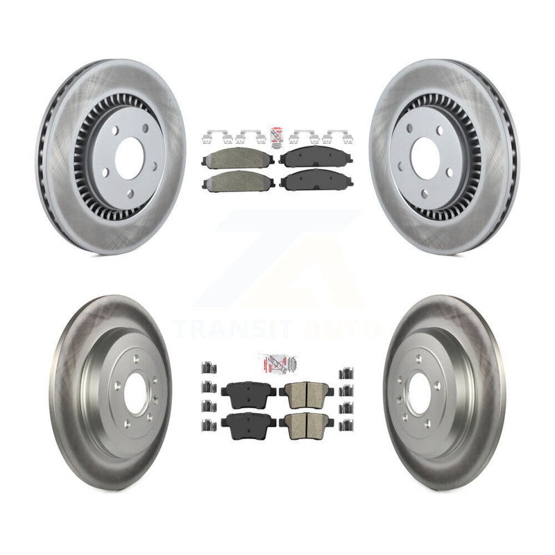 Transit Auto KGA-102910 Disc Brake Kit for 2005-2009 Ford Taurus, Ford Taurus X and More - Front and Rear