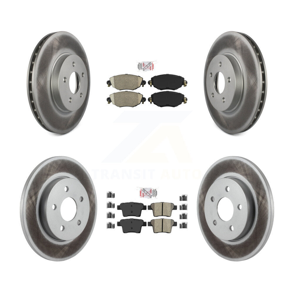 Transit Auto KGA-102911 Disc Brake Kit for 2005-2008 Jaguar X-Type - Front and Rear