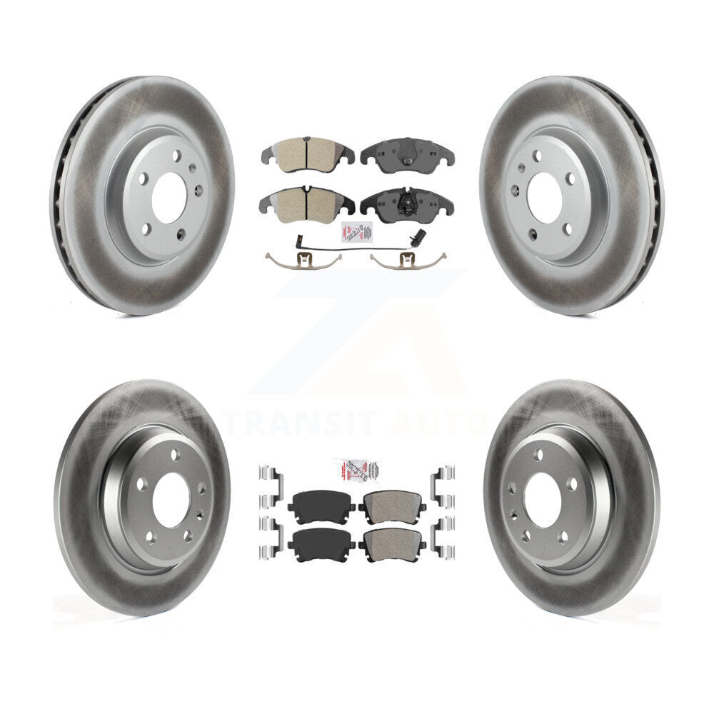 Transit Auto KGA-102917 Disc Brake Kit for 2013 Audi A4 allroad - Front and Rear