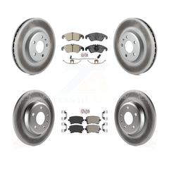 Transit Auto KGA-102917 Disc Brake Kit for 2013 Audi A4 allroad - Front and Rear