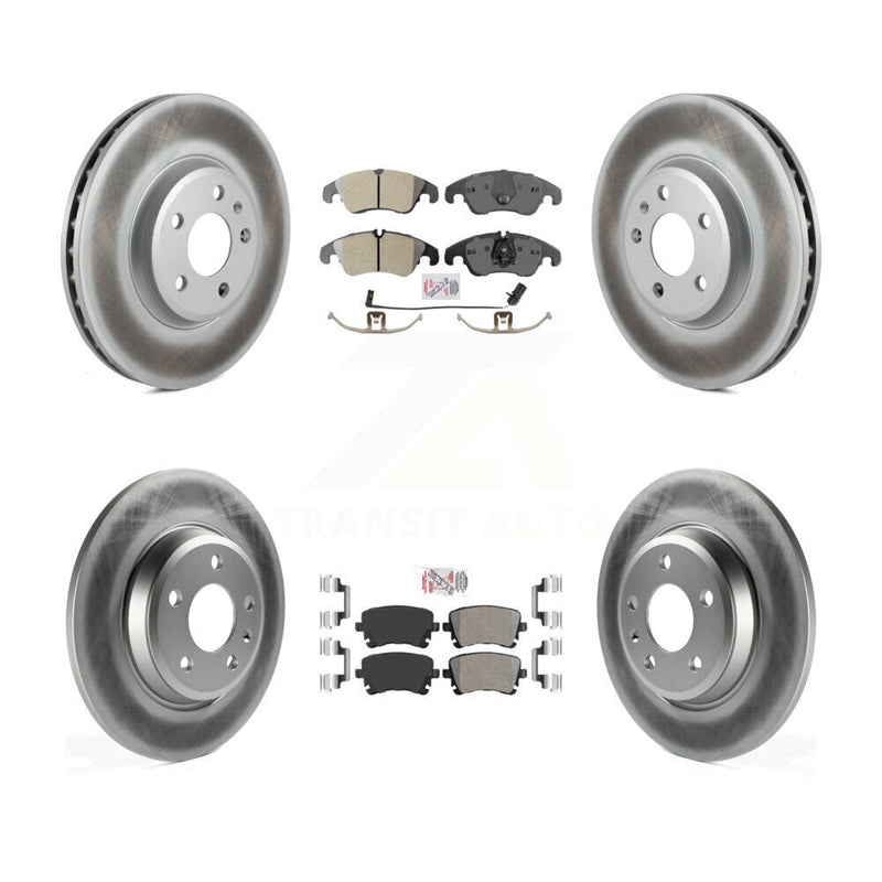 Transit Auto KGA-102917 Disc Brake Kit for 2013 Audi A4 allroad - Front and Rear
