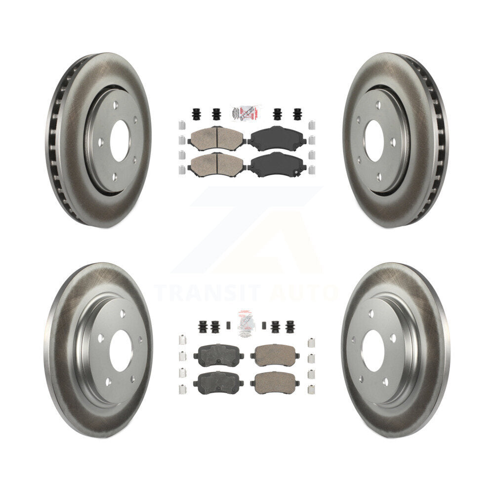 Transit Auto KGA-102924 Disc Brake Kit for 2008-2012 Chrysler Town & Country, Dodge Grand Caravan and More - Front and Rear