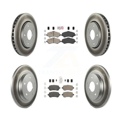 Transit Auto KGA-102924 Disc Brake Kit for 2008-2012 Chrysler Town & Country, Dodge Grand Caravan and More - Front and Rear