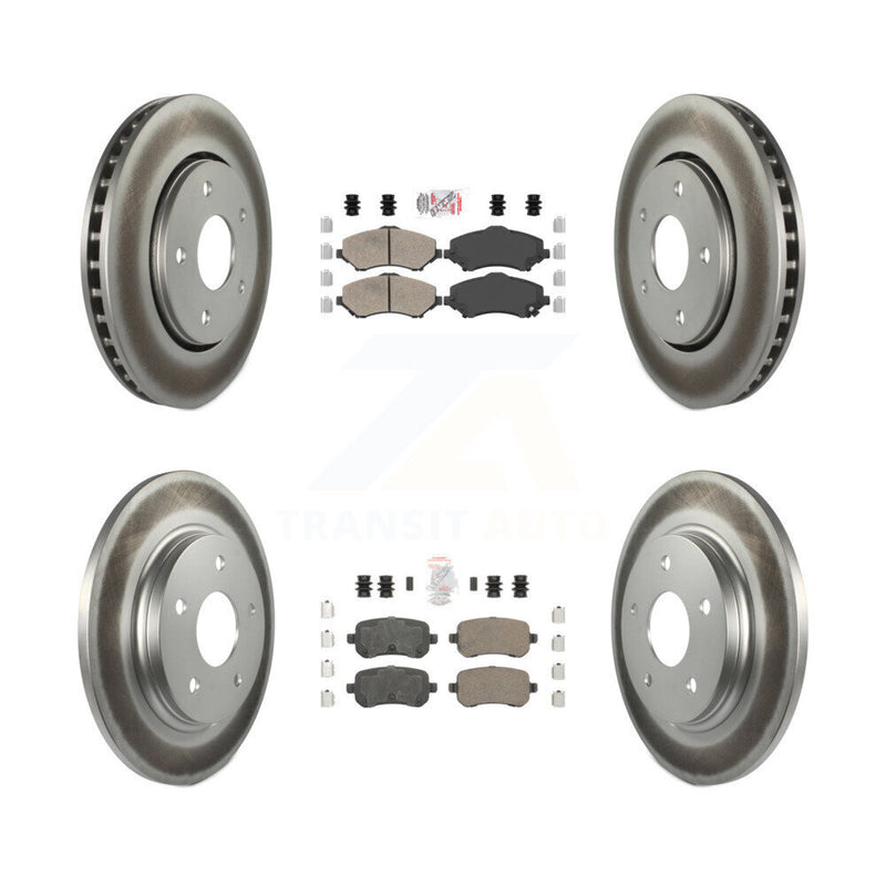 Transit Auto KGA-102924 Disc Brake Kit for 2008-2012 Chrysler Town & Country, Dodge Grand Caravan and More - Front and Rear