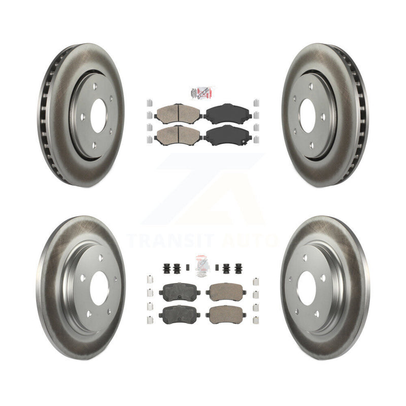Transit Auto KGA-102925 Disc Brake Kit for 2008-2012 Chrysler Town & Country, Dodge Grand Caravan and More - Front and Rear