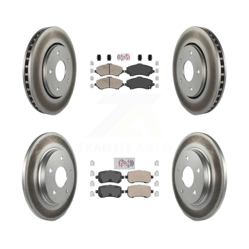 Transit Auto KGA-102926 Disc Brake Kit for 2008-2012 Chrysler Town & Country, Dodge Grand Caravan and More - Front and Rear