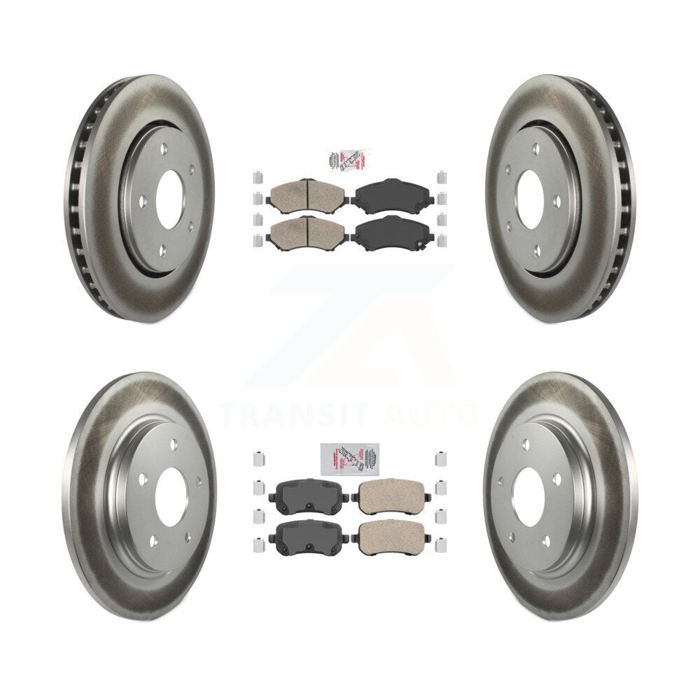 Transit Auto KGA-102927 Disc Brake Kit for 2008-2012 Chrysler Town & Country, Dodge Grand Caravan and More - Front and Rear