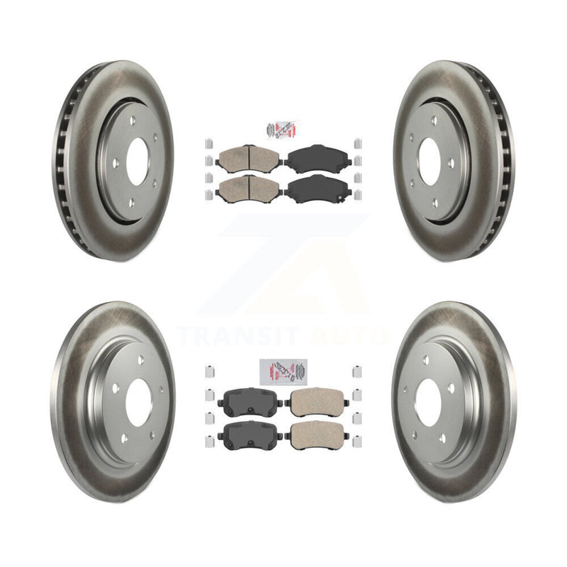 Transit Auto KGA-102927 Disc Brake Kit for 2008-2012 Chrysler Town & Country, Dodge Grand Caravan and More - Front and Rear