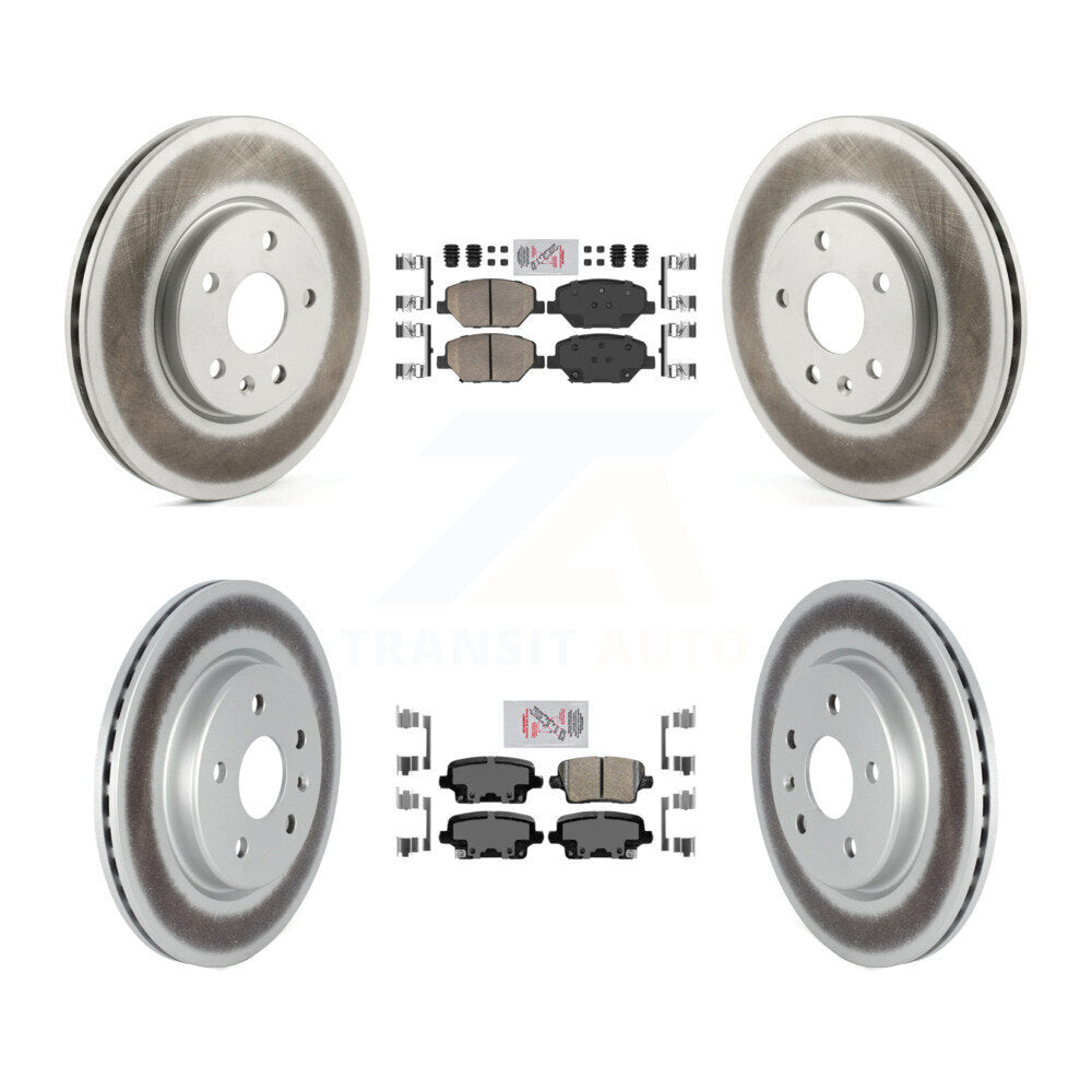 Transit Auto KGA-102929 Disc Brake Kit for 2019 Cadillac XT4 - Front and Rear