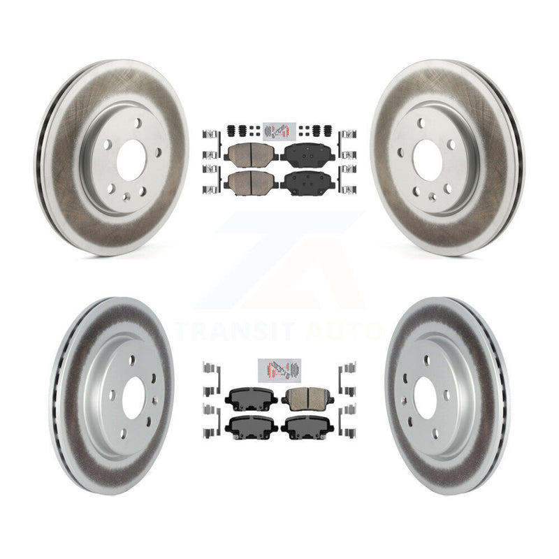 Transit Auto KGA-102929 Disc Brake Kit for 2019 Cadillac XT4 - Front and Rear