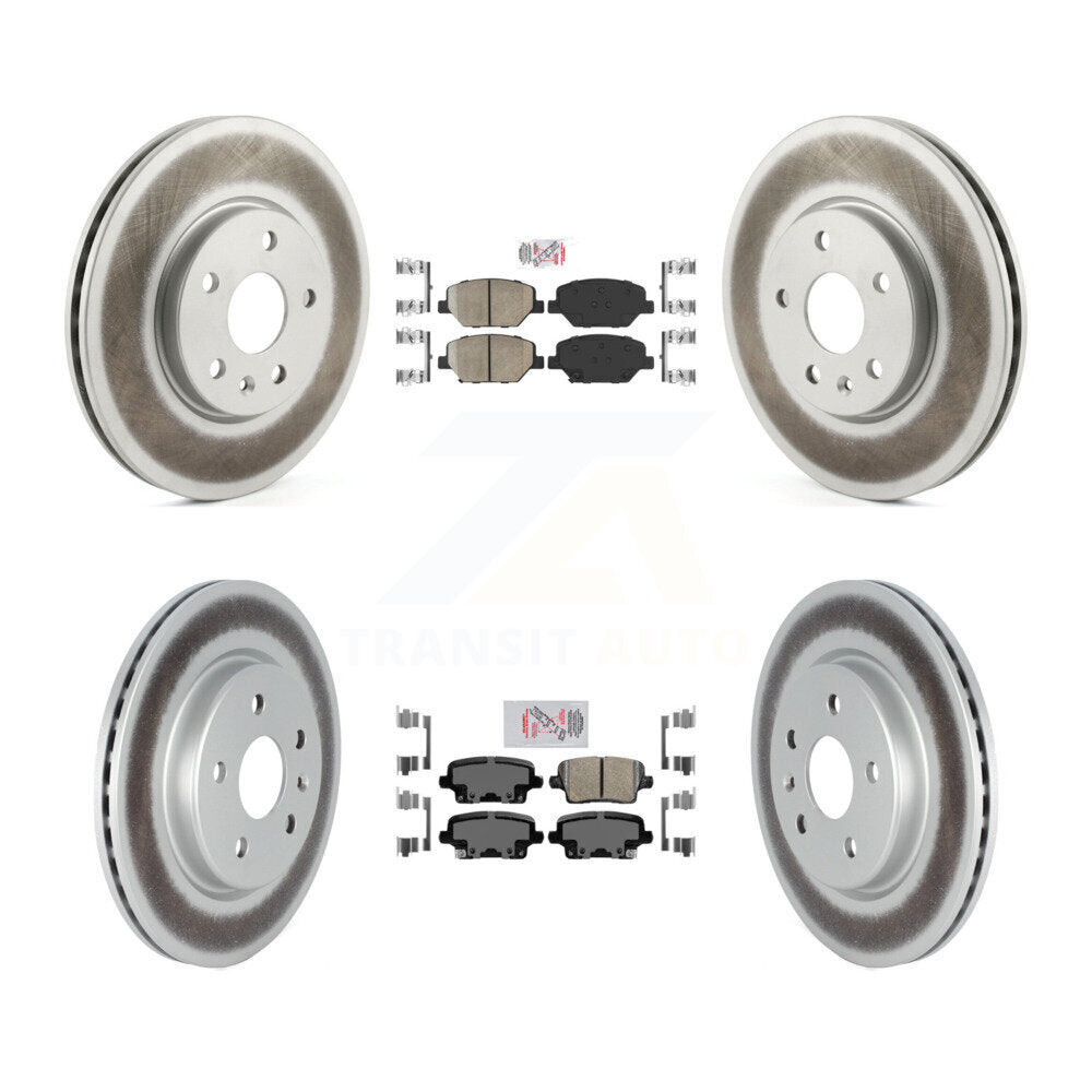 Transit Auto KGA-102930 Disc Brake Kit for 2019 Cadillac XT4 - Front and Rear