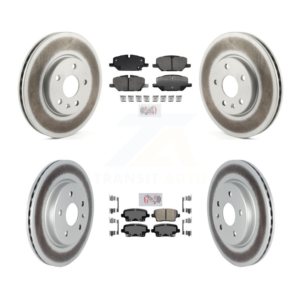 Transit Auto KGA-102931 Disc Brake Kit for 2020-2023 Buick Envision, Cadillac XT4 - Front and Rear