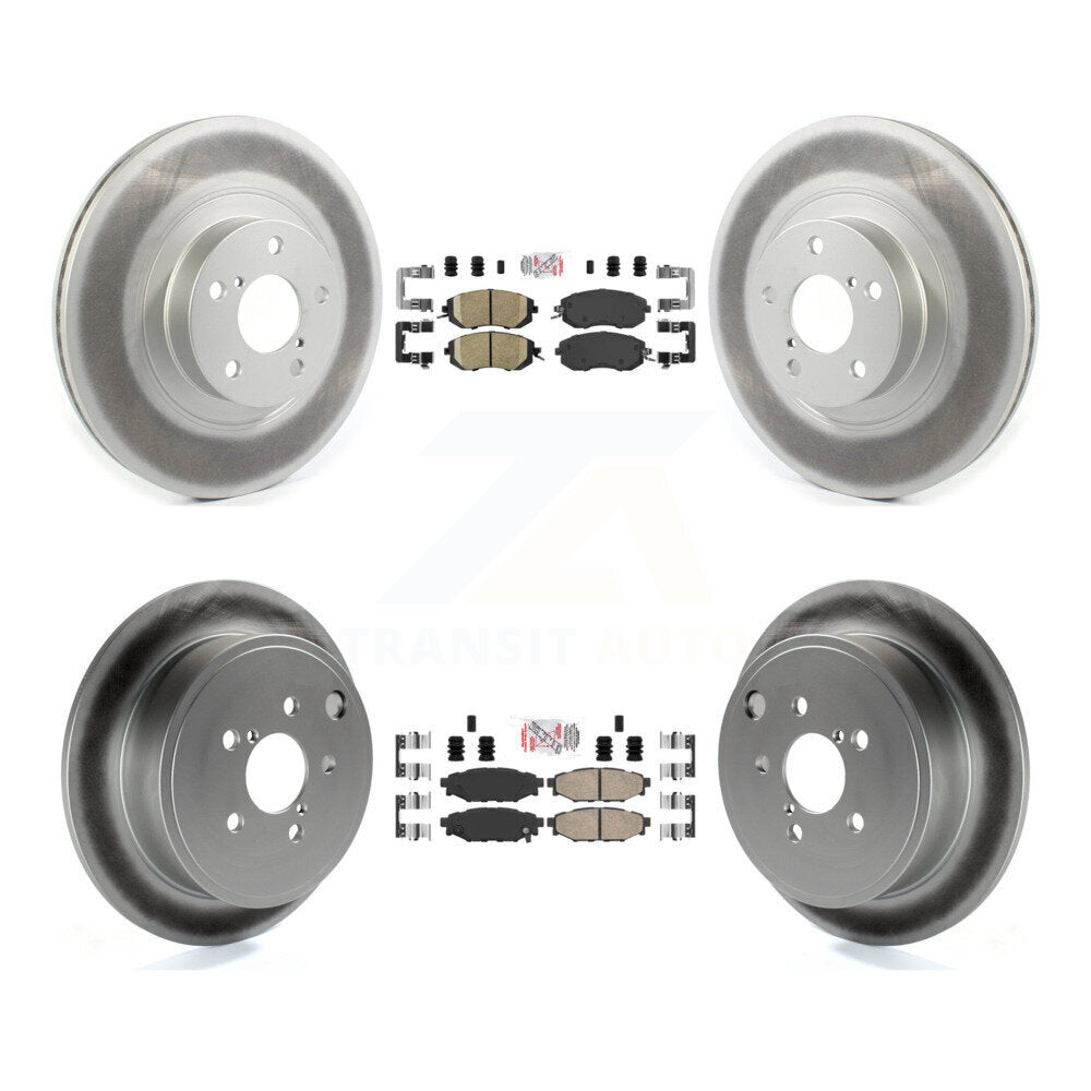 Transit Auto KGA-102937 Disc Brake Kit for 2011-2014 Subaru Impreza, Subaru Legacy and More - Front and Rear