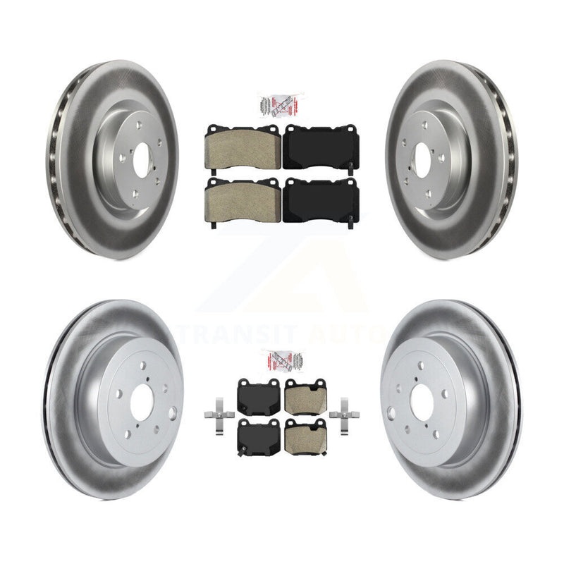 Transit Auto KGA-102944 Disc Brake Kit for 2008-2017 Subaru WRX STI, Subaru Impreza - Front and Rear