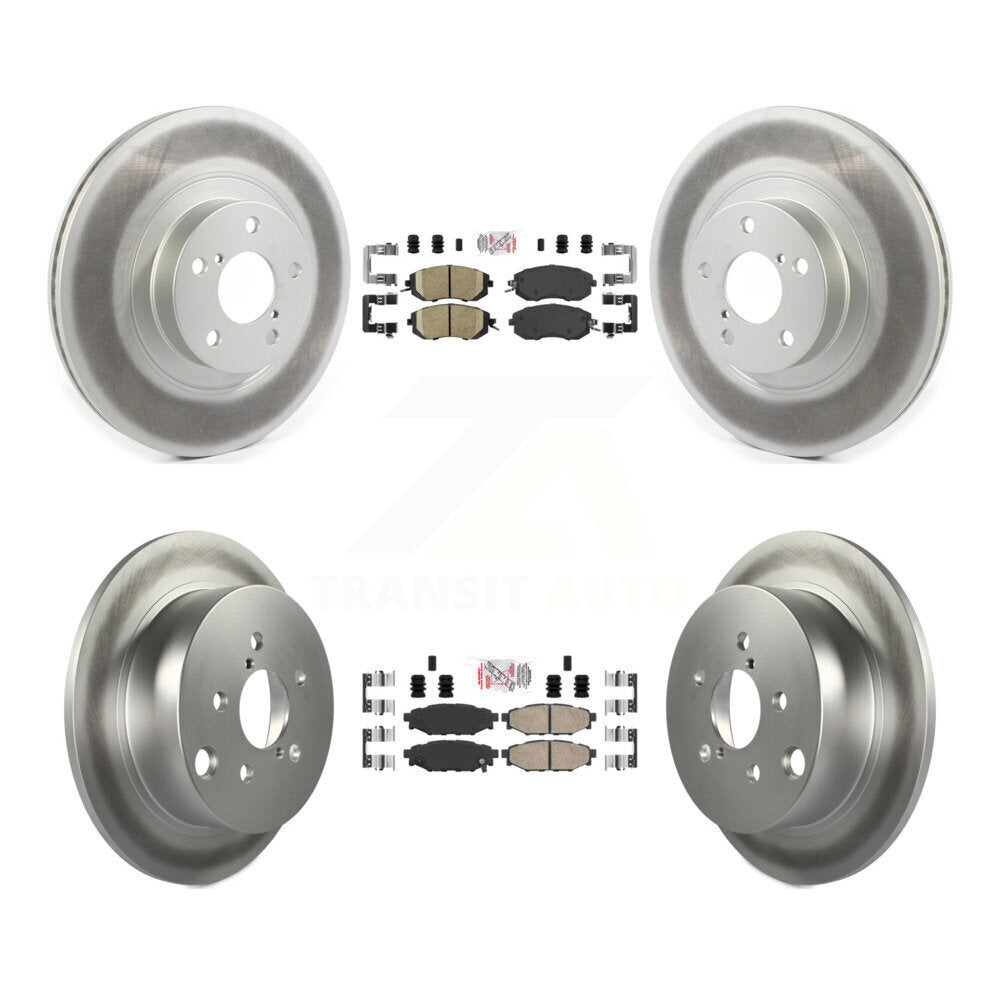 Transit Auto KGA-102947 Disc Brake Kit for 2013-2018 Subaru Crosstrek, Subaru Forester, Subaru XV Crosstrek - Front and Rear