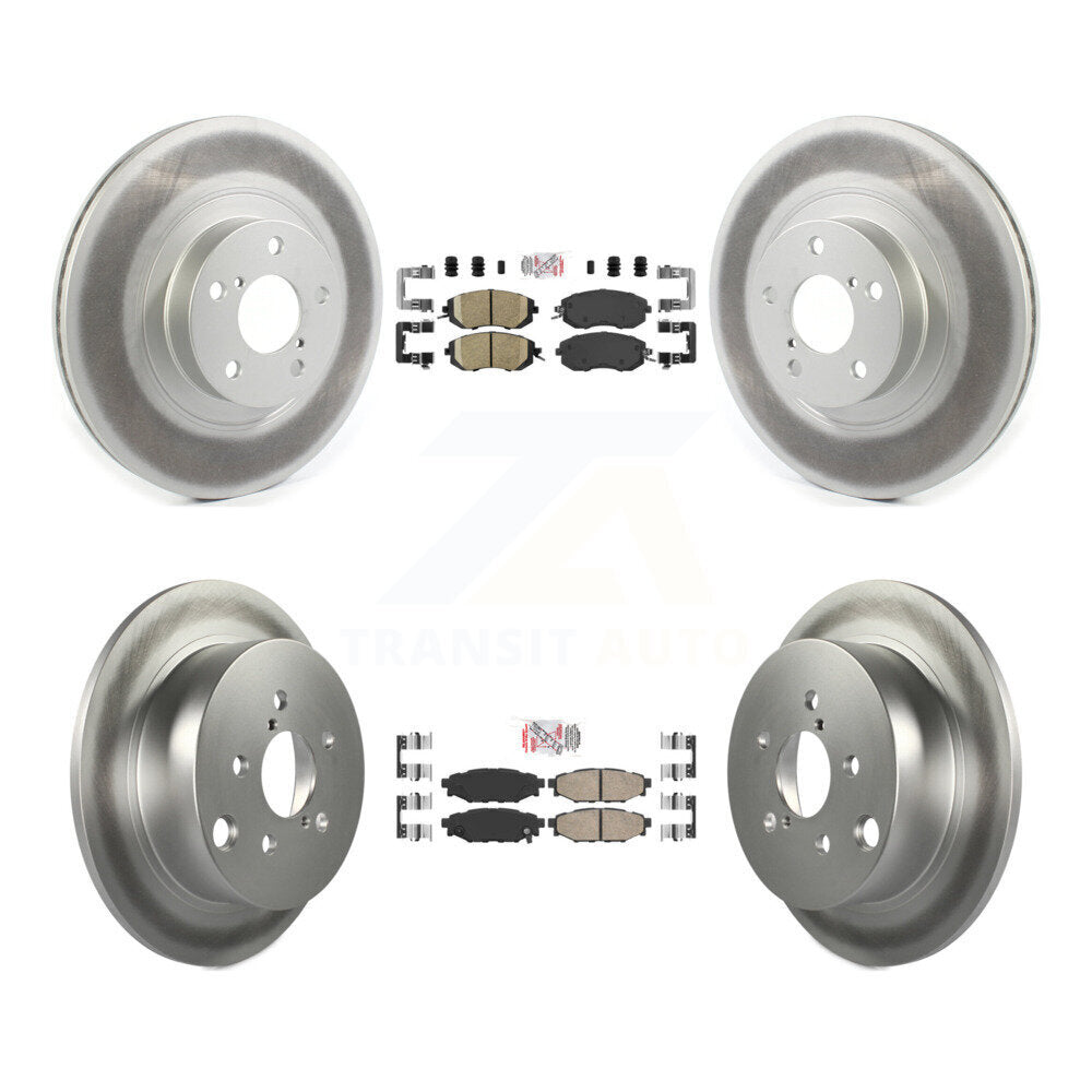 Transit Auto KGA-102948 Disc Brake Kit for 2013-2018 Subaru Crosstrek, Subaru Forester, Subaru XV Crosstrek - Front and Rear