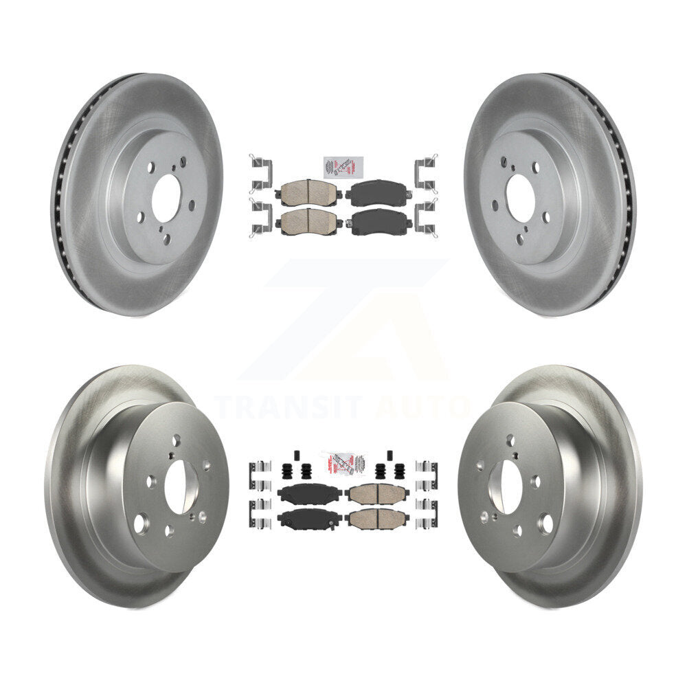 Transit Auto KGA-102953 Disc Brake Kit for 2017-2023 Subaru Crosstrek, Subaru Impreza - Front and Rear