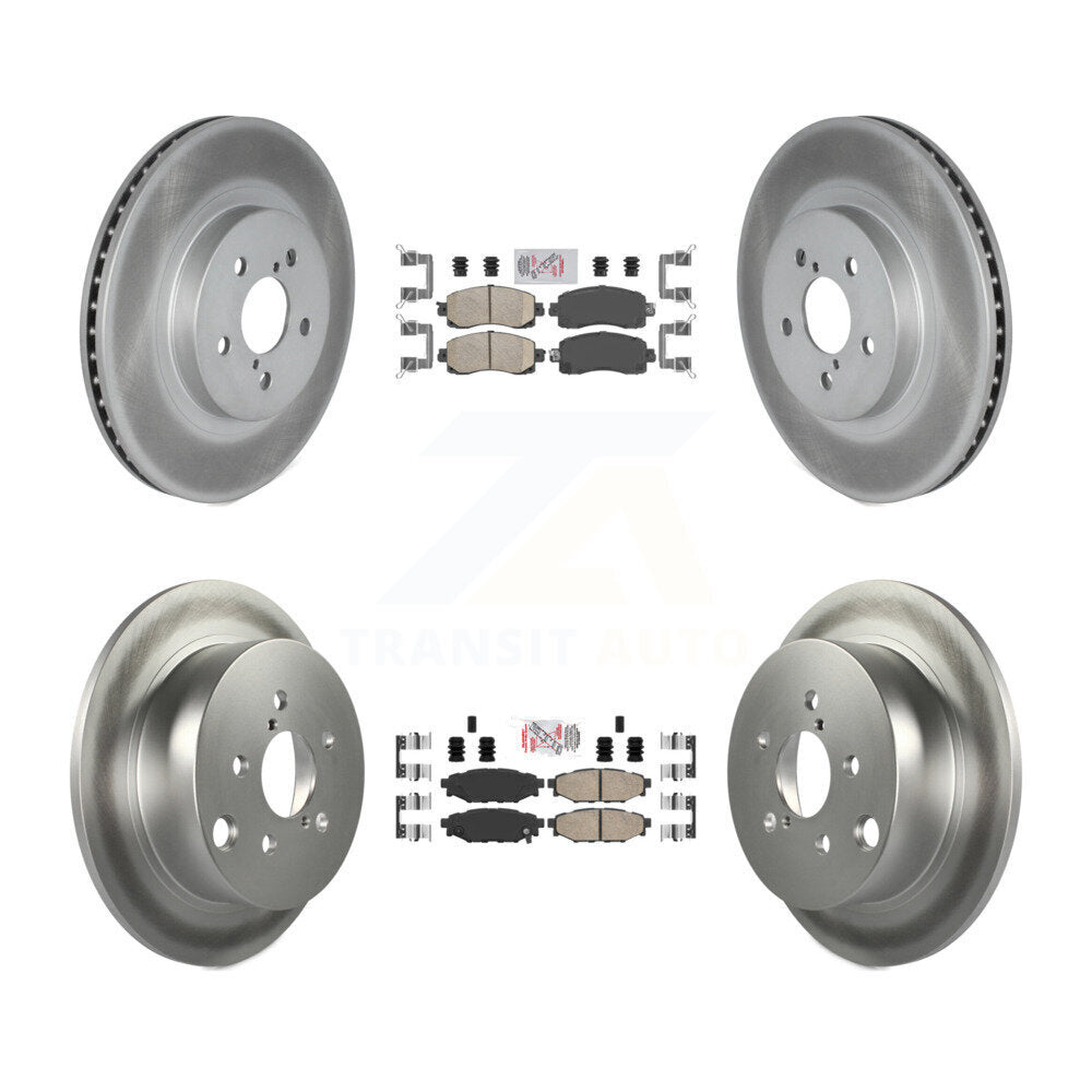 Transit Auto KGA-102954 Disc Brake Kit for 2017-2023 Subaru Crosstrek, Subaru Impreza - Front and Rear