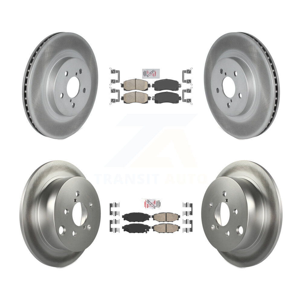 Transit Auto KGA-102955 Disc Brake Kit for 2017-2023 Subaru Crosstrek, Subaru Impreza - Front and Rear