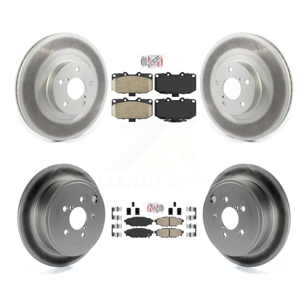 Transit Auto KGA-102975 Disc Brake Kit for 2008 Subaru Impreza - Front and Rear