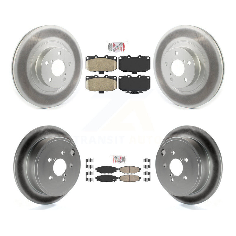Transit Auto KGA-102980 Disc Brake Kit for 2008 Subaru Impreza - Front and Rear