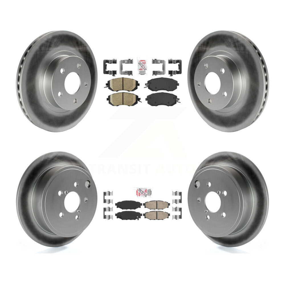 Transit Auto KGA-102985 Disc Brake Kit for 2011 Subaru Impreza - Front and Rear