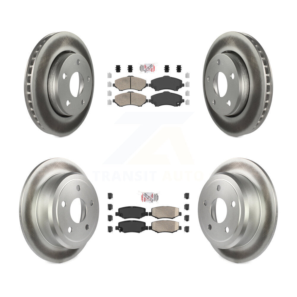 Transit Auto KGA-102987 Disc Brake Kit for 2007-2017 Jeep Wrangler - Front and Rear