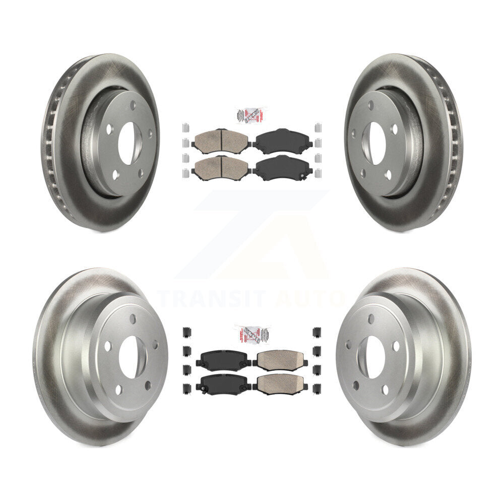 Transit Auto KGA-102988 Disc Brake Kit for 2007-2017 Jeep Wrangler - Front and Rear