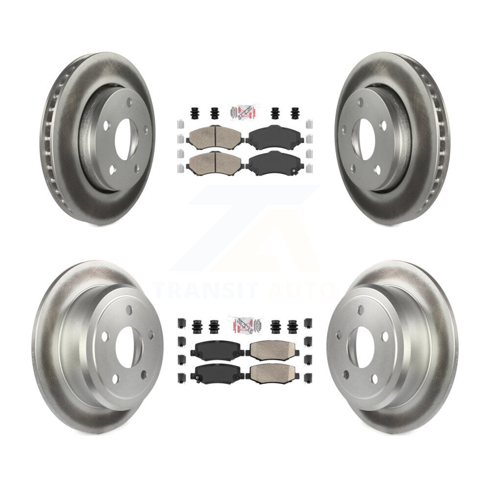 Transit Auto KGA-102989 Disc Brake Kit for 2007-2017 Jeep Wrangler - Front and Rear
