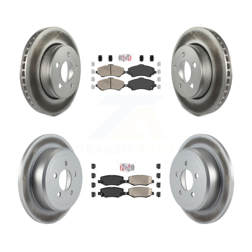 Transit Auto KGA-102995 Disc Brake Kit for 2007-2012 Dodge Nitro, Jeep Liberty - Front and Rear