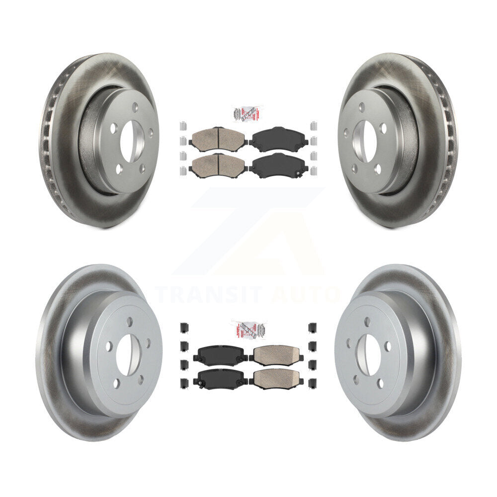 Transit Auto KGA-102996 Disc Brake Kit for 2007-2012 Dodge Nitro, Jeep Liberty - Front and Rear