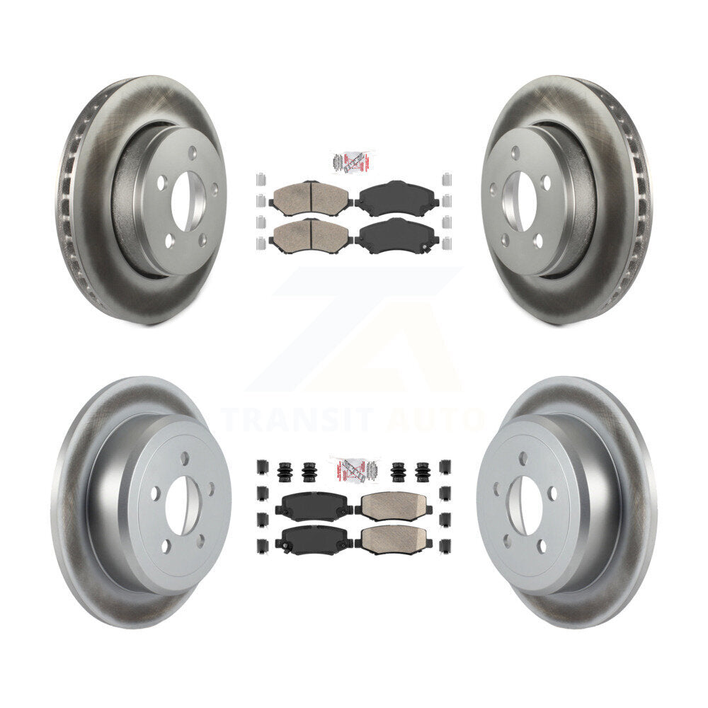 Transit Auto KGA-102998 Disc Brake Kit for 2007-2012 Dodge Nitro, Jeep Liberty - Front and Rear