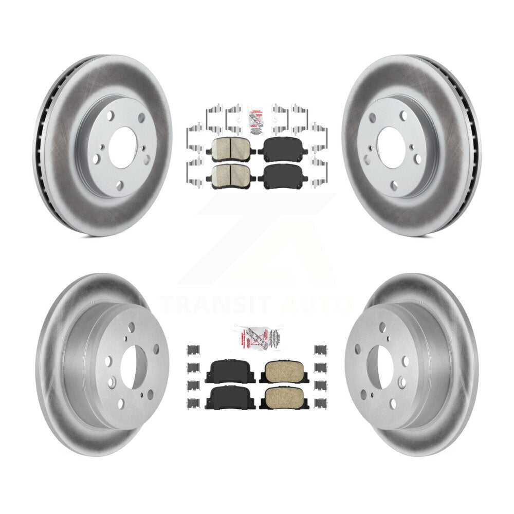 Transit Auto KGA-103000 Disc Brake Kit for 1999-2001 Lexus ES300, Toyota Camry - Front and Rear