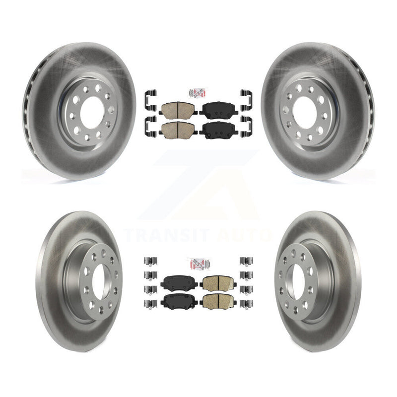 Transit Auto KGA-103004 Disc Brake Kit for 2015-2022 Fiat 500X, Jeep Renegade - Front and Rear