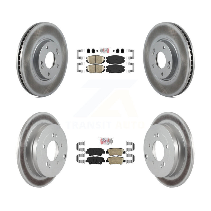 Transit Auto KGA-103010 Disc Brake Kit for 2007-2009 Kia Amanti - Front and Rear